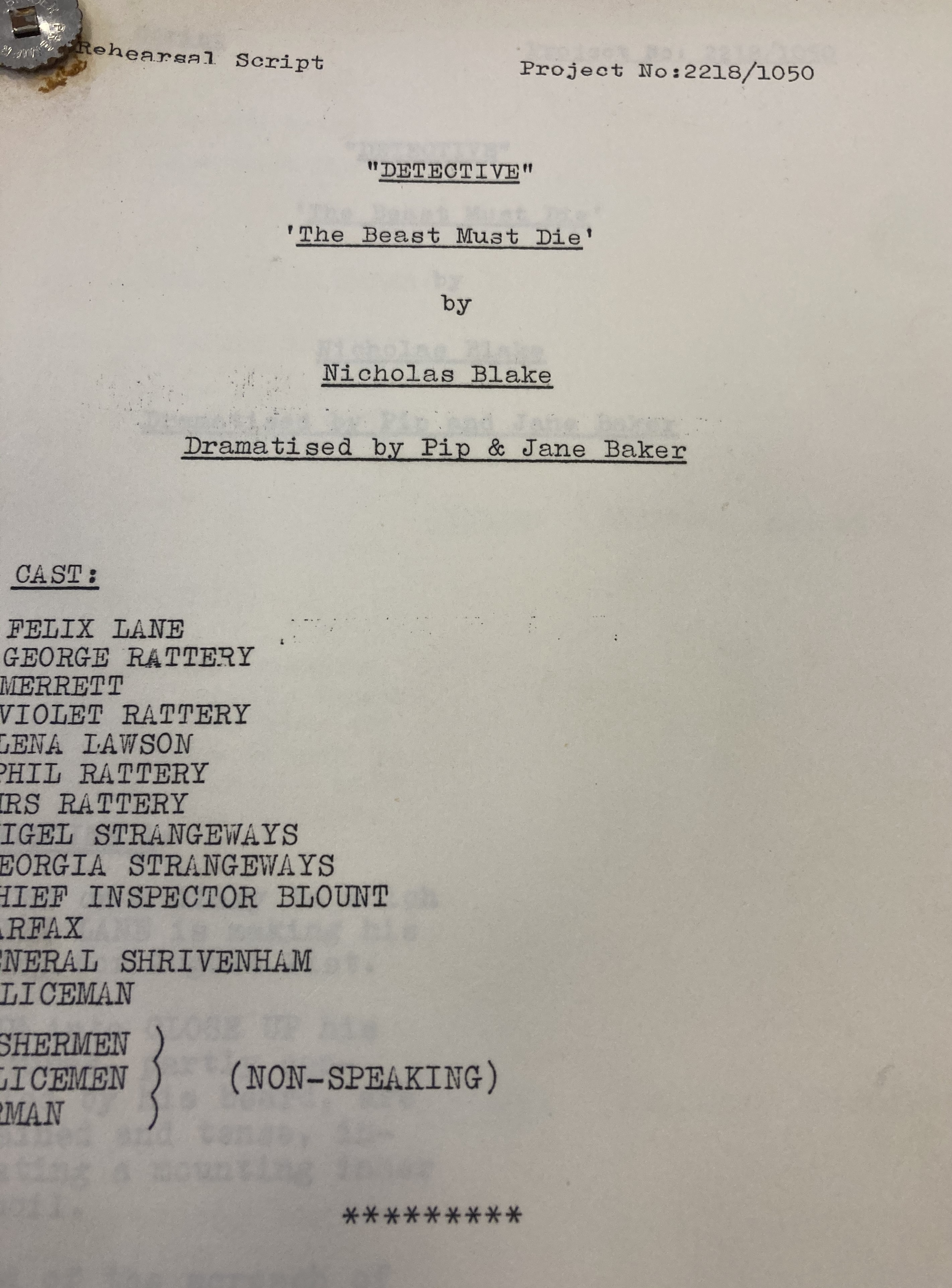 Lot 138 - DOCTOR WHO WRITERS PIP AND JANE BAKER