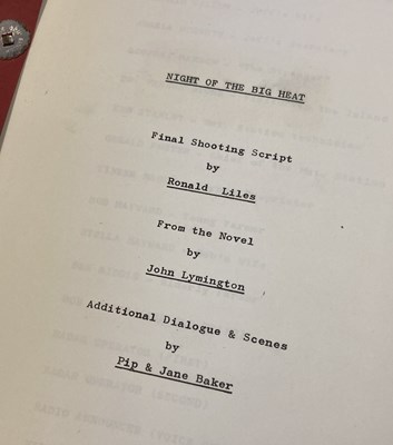Lot 139 - DOCTOR WHO WRITERS PIP AND JANE BAKER ASSORTED TV & FILM SCRIPTS