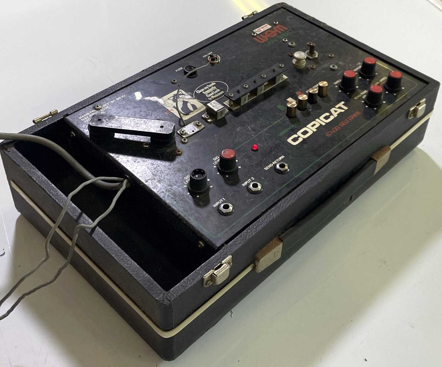 Lot 1 WEM COPICAT IC400 VARISPEED TAPE ECHO DELAY.