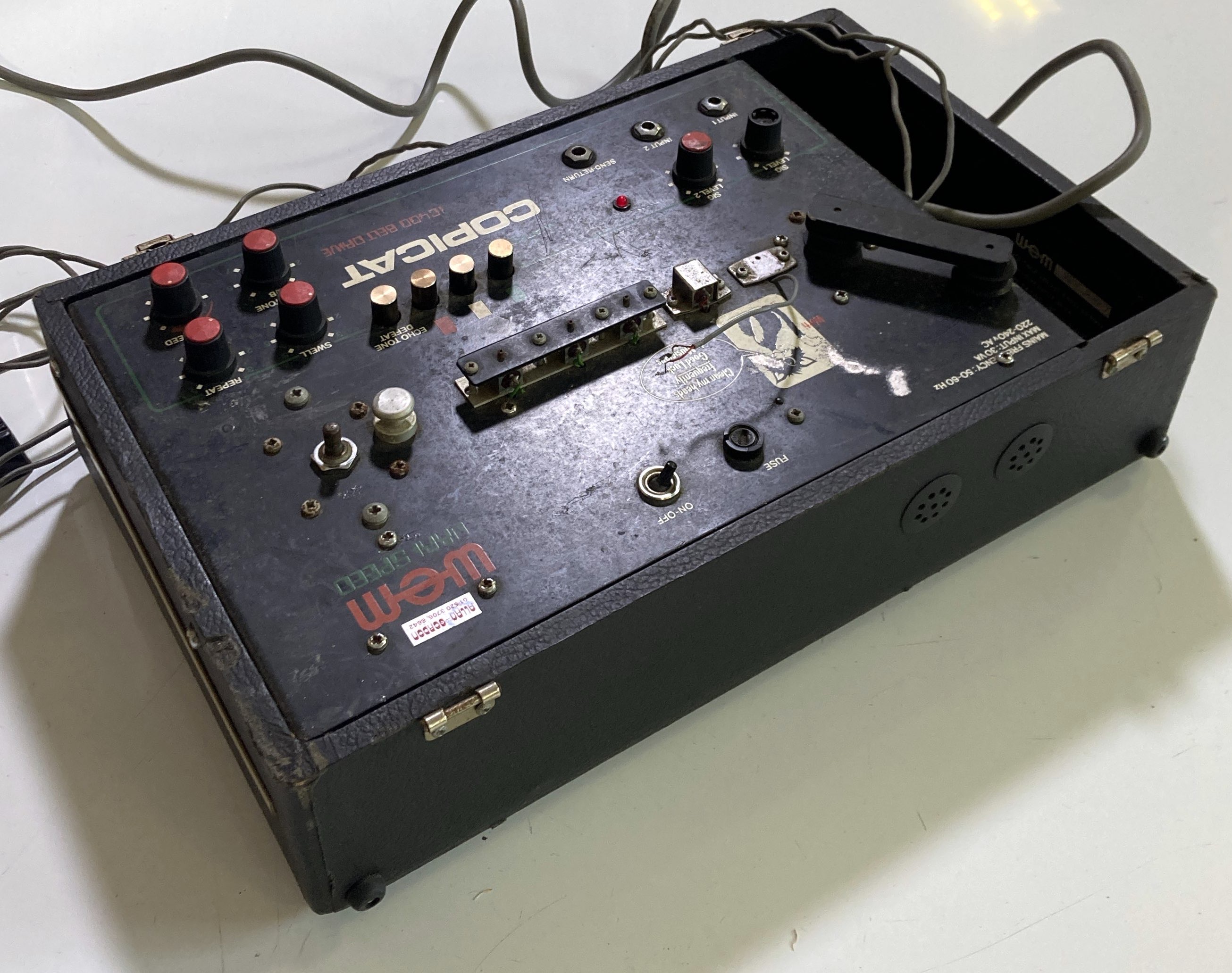 Lot 1 WEM COPICAT IC400 VARISPEED TAPE ECHO DELAY.