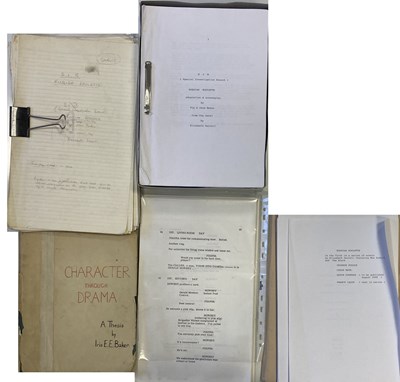 Lot 144 - DOCTOR WHO WRITERS PIP AND JANE BAKER ASSORTED SCRIPTS/SCREENPLAYS