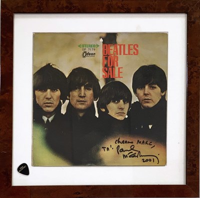 Lot 247 - THE BEATLES / PAUL MCCARTNEY - SIGNED ALBUM SLEEVE.