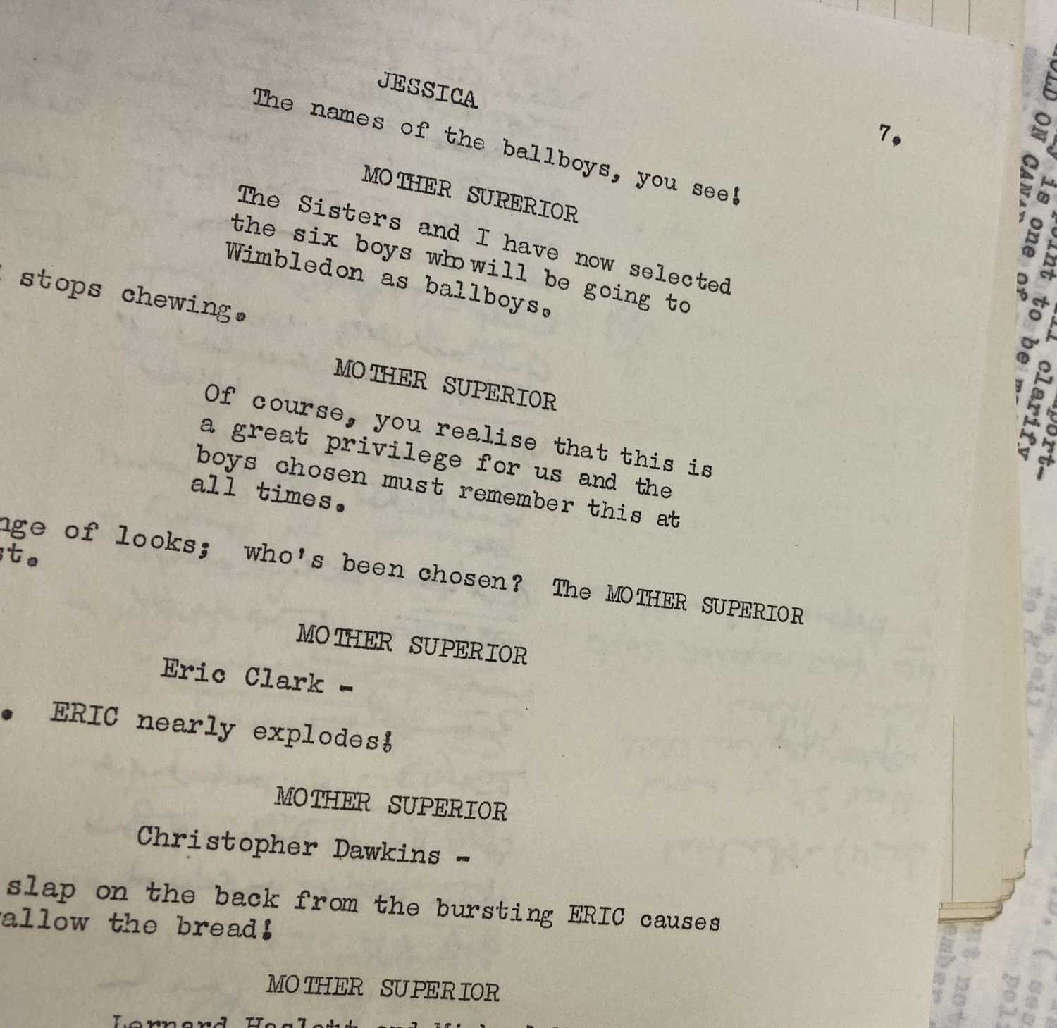 Doctor Who Script Rteadthrough Lot 145 - DOCTOR WHO WRITERS PIP AND JANE BAKER
