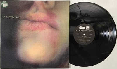 Lot 9 - P J HARVEY - DRY LP + BONUS DEMONSTRATION LP (UK LIMITED NO: 2556 - PURE D10)