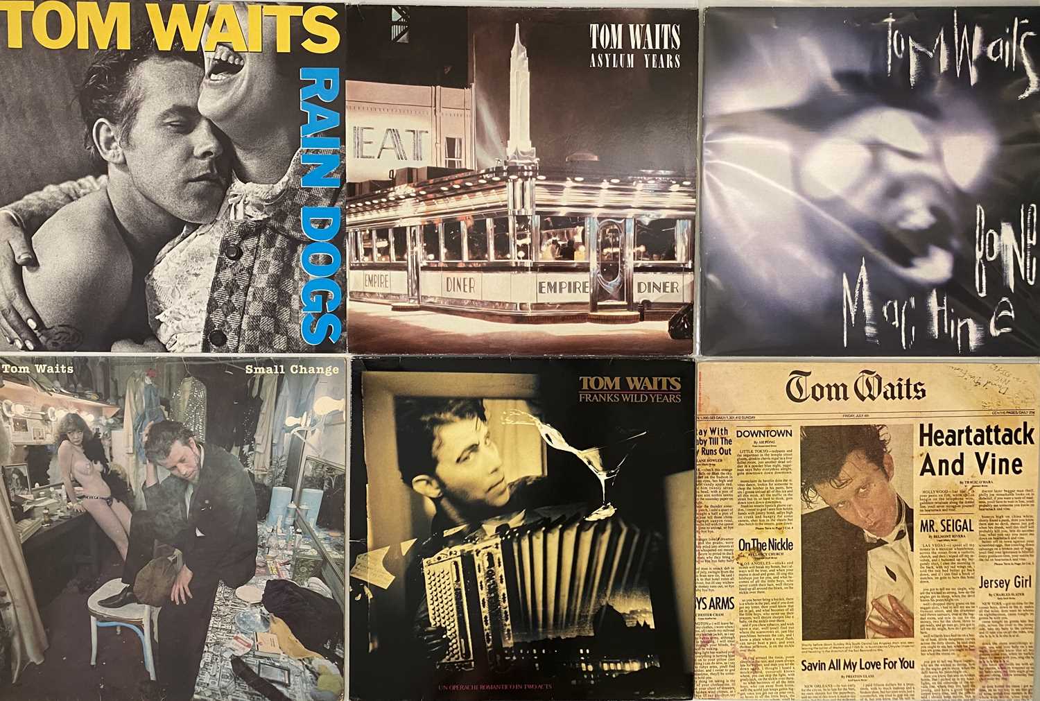 Lot 15 - TOM WAITS - LP PACK