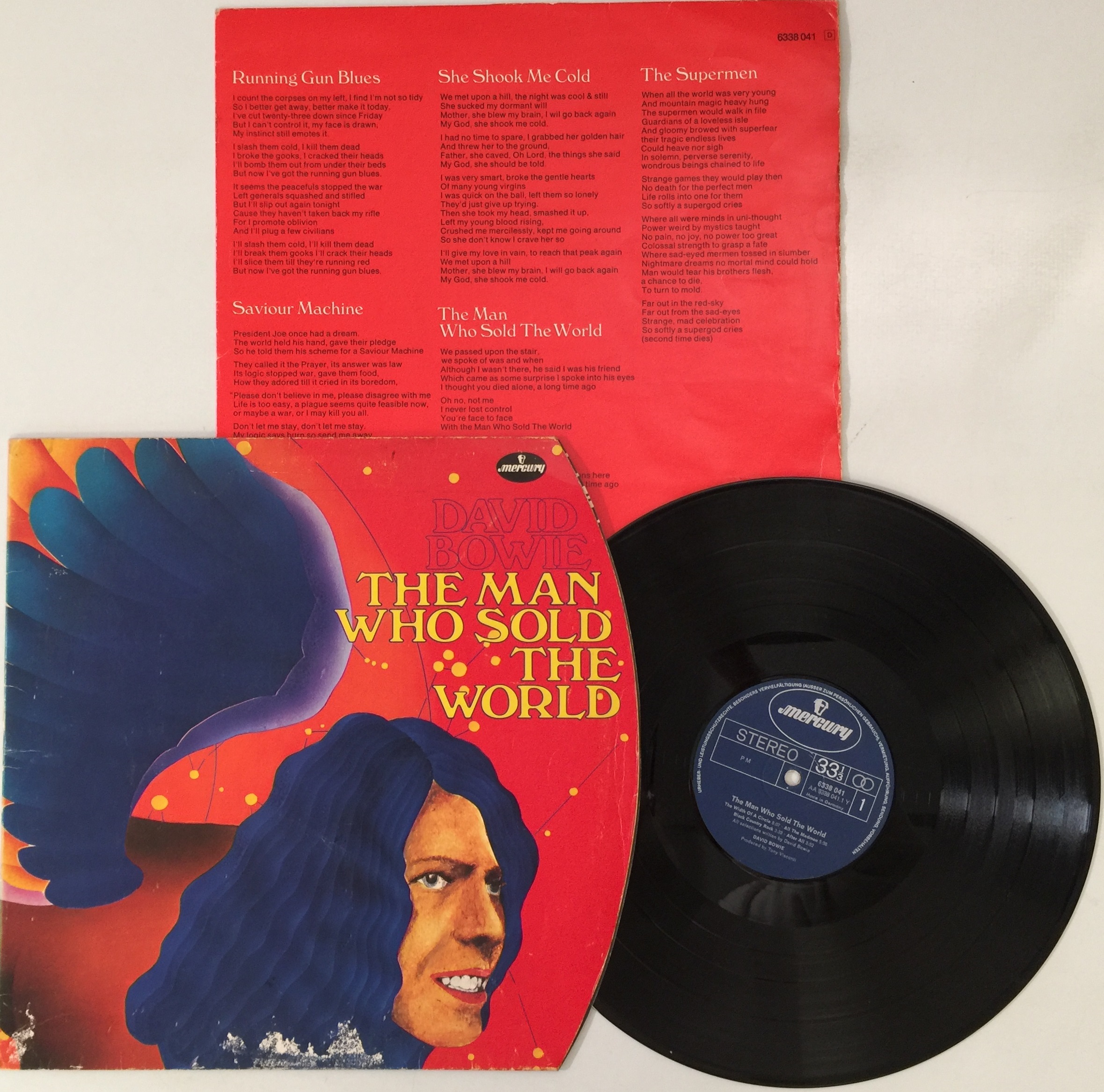 Lot 2 - DAVID BOWIE - THE MAN WHO SOLD THE WORLD LP