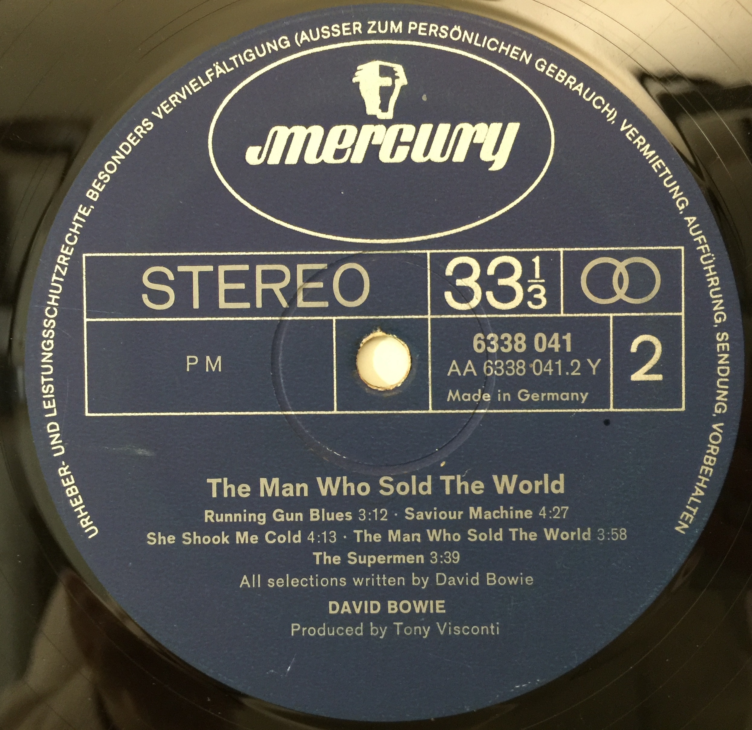 Lot 2 - DAVID BOWIE - THE MAN WHO SOLD THE WORLD LP