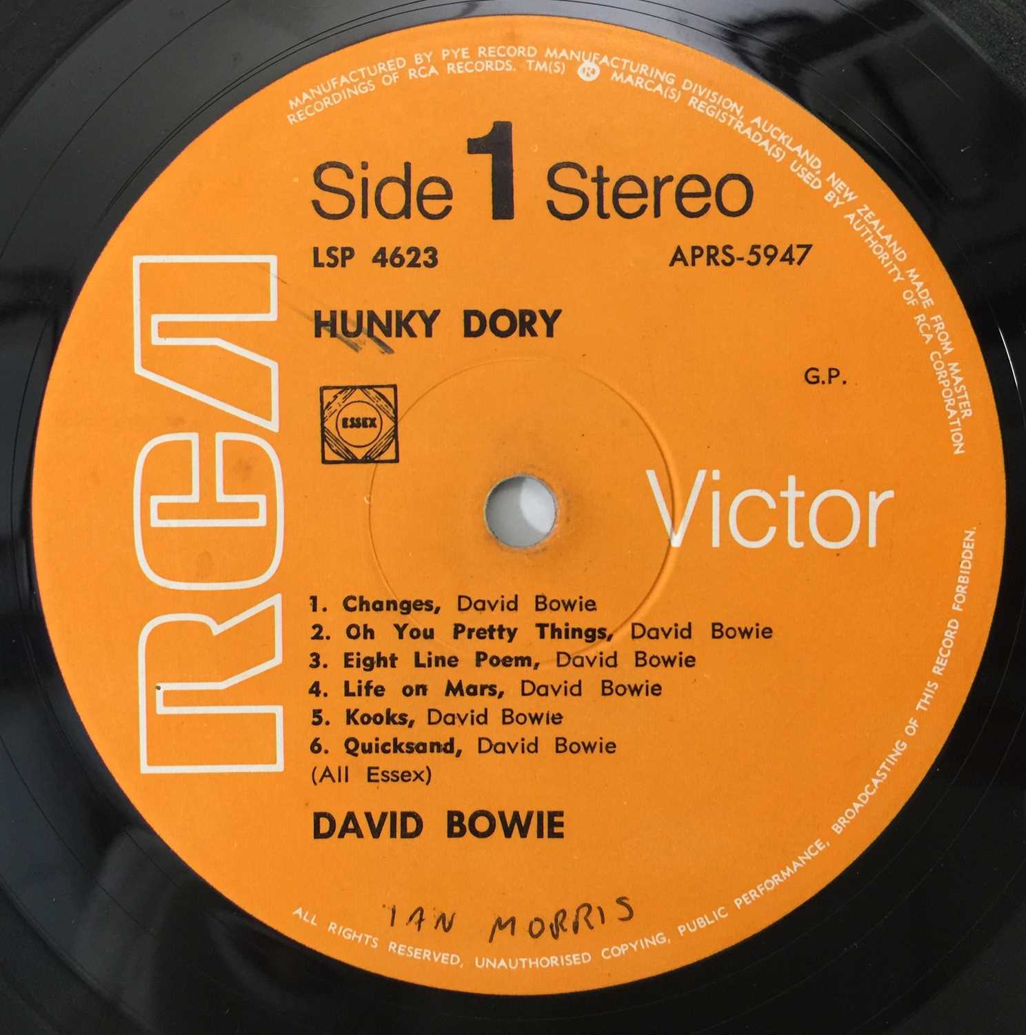 Lot 5 - DAVID BOWIE - HUNKY DORY LP (NEW ZEALAND OG