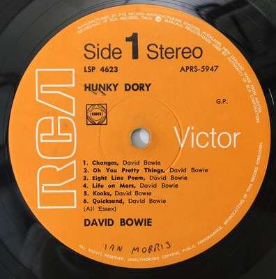 Lot 5 - DAVID BOWIE - HUNKY DORY LP (NEW ZEALAND OG - RCA LSP 4623)