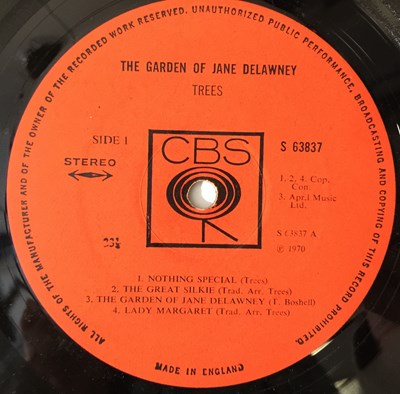 Lot 39 - TREES - THE GARDEN OF JANE DELAWNEY LP (UK ORIGINAL CBS - S63837)