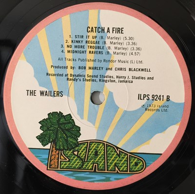 Lot 43 - THE WAILERS - CATCH A FIRE LP (UK ORIGINAL - ZIPPO SLEEVE - ISLAND ILPS 9241)