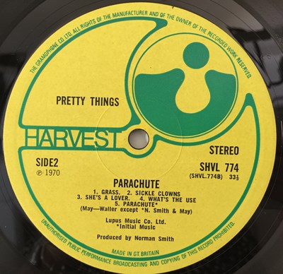Lot 50 - PRETTY THINGS - PARACHUTE LP (UK ORIGINAL - HARVEST SHVL 774)