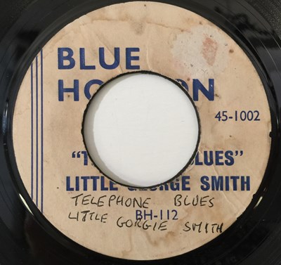 Lot 52 - LITTLE GEORGE SMITH - BLUES IN THE DARK 7" (BLUES - BLUE HORIZON 45-1002)