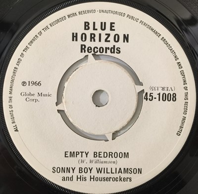 Lot 53 - SONNY BOY WILLIAMSON - FROM THE BOTTOM/ EMPTY BEDROOM 7" (BLUE HORIZON - 45-1008)