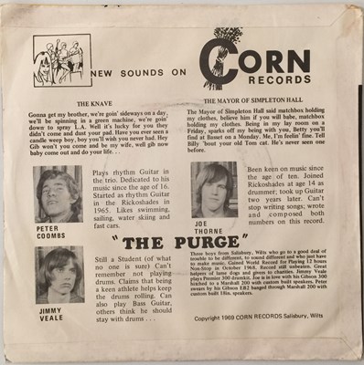 Lot 56 - THE PURGE - THE MAYOR OF SIMPLETON/ THE KNAVE 7" (UK FREAKBEAT - CORN CP101)
