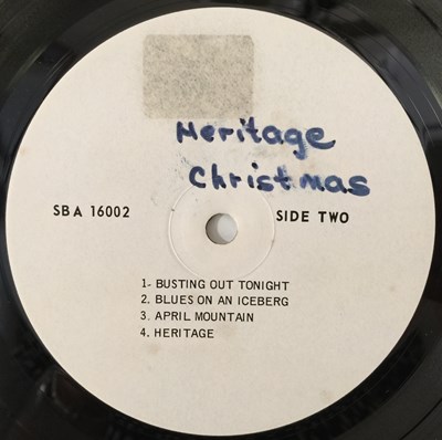 Lot 62 - CHRISTMAS - HERITAGE LP (TEST PRESSING - CANADIAN PROG - DAFFODIL SBA-16002)