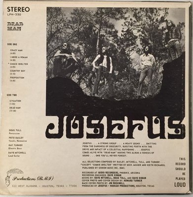 Lot 64 - JOSEFUS - DEAD MAN LP (US PSYCH - HOOKAH H-330)