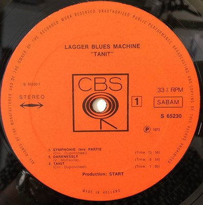 Lot 65 - LAGGER BLUES MACHINE - S/T LP (DUTCH PSYCH - CBS S65230)
