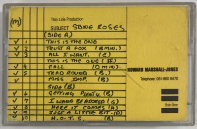 Lot 368 - STONE ROSES - RARE DEMO CASSETTE RECORDING OF FIRST ALBUM.