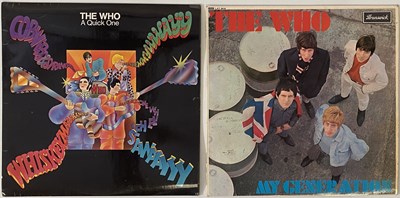 Lot 72 - THE WHO - MY GENERATION (UK BRUNSWICK)/ A QUICK ONE LP PACK
