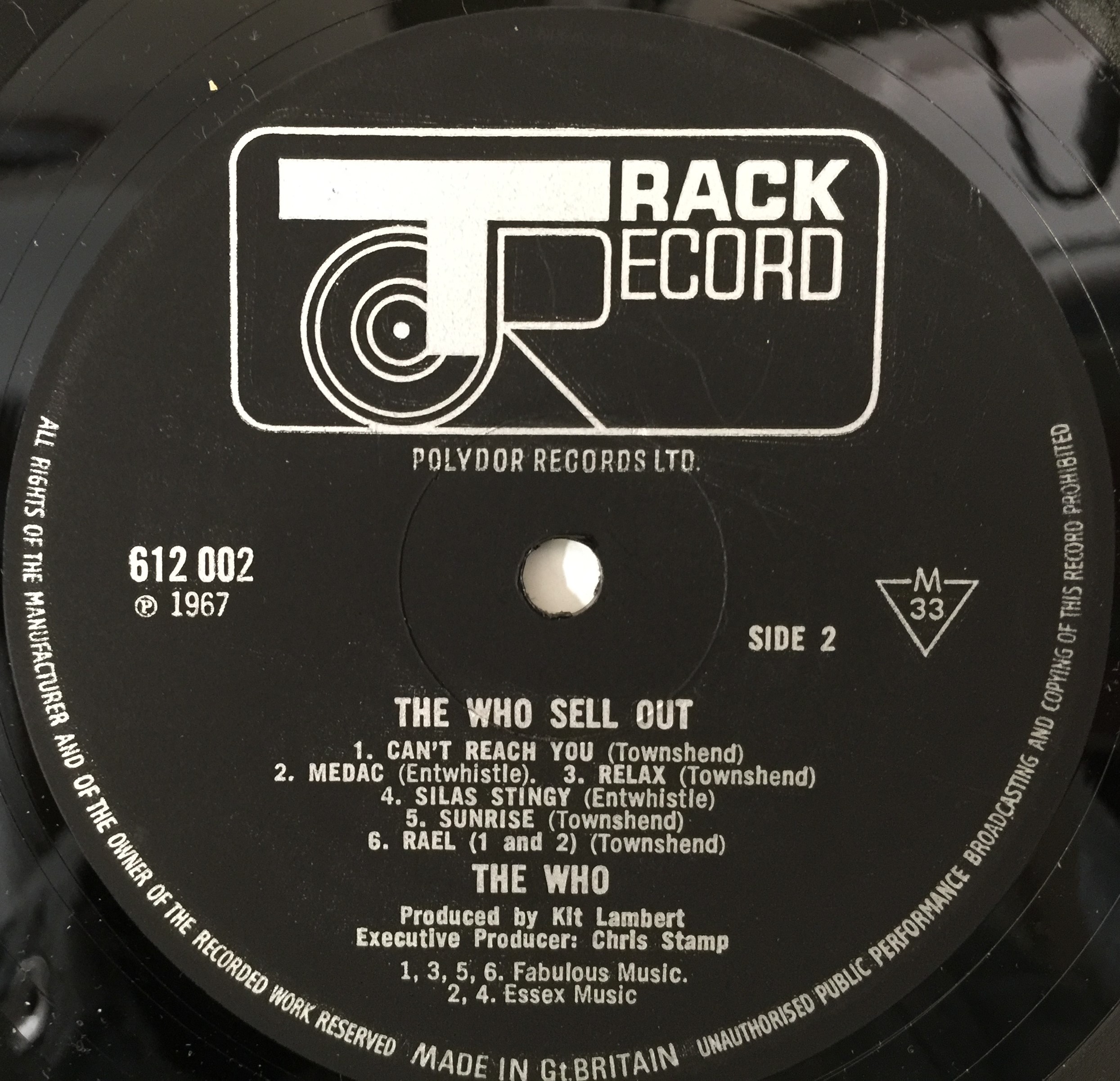 Lot 73 - THE WHO - THE WHO SELL OUT LP (UK ORIGINAL