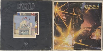 Lot 79 - LED ZEPPELIN - CUSTARD PIE/ THE SONG REMAINS THE SAME LPs