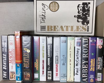 Lot 468 - THE BEATLES DVDs, VHS & CASSETTES.