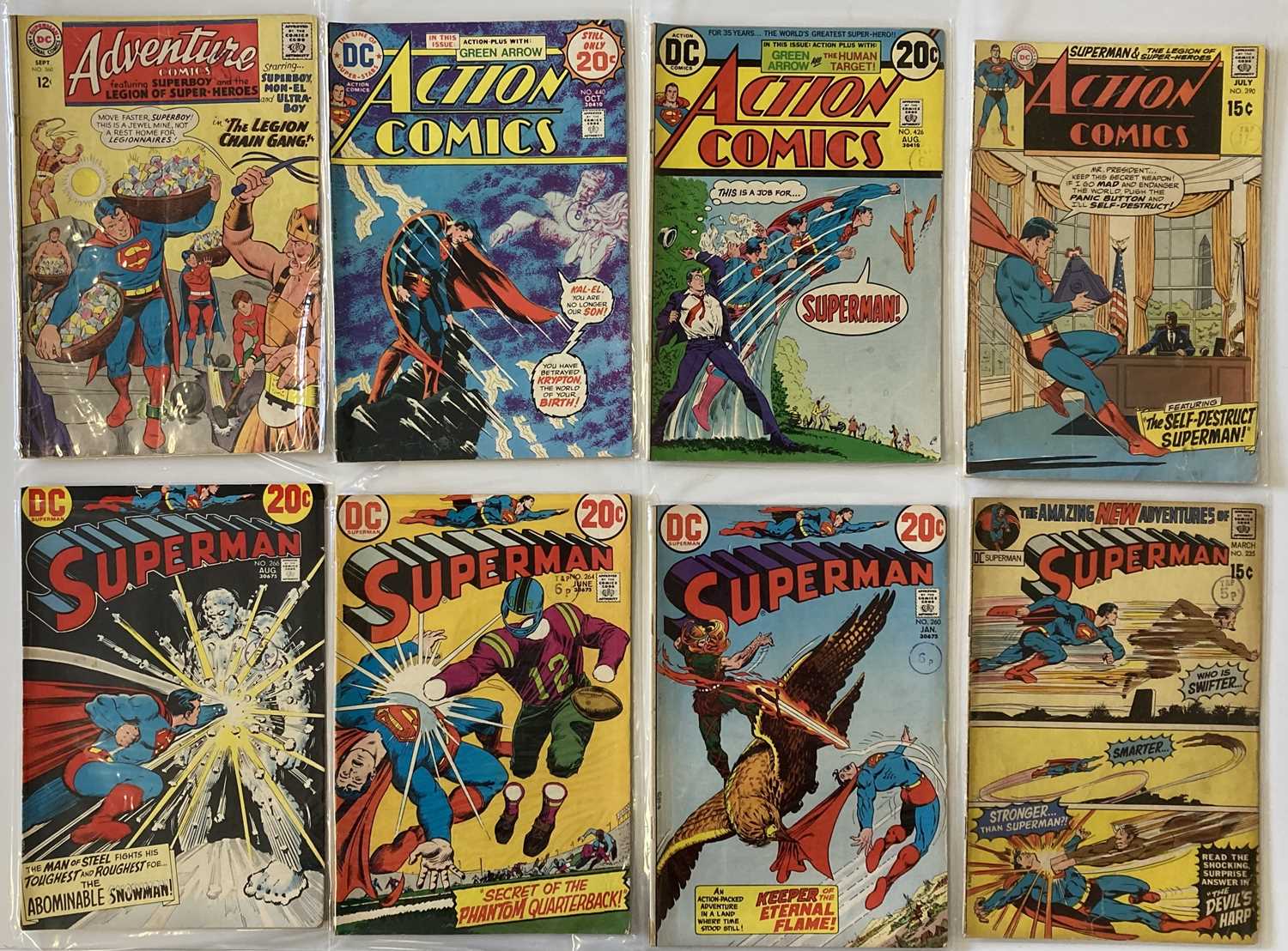 Lot 9 - SUPERMAN / SUPERBOY COMICS