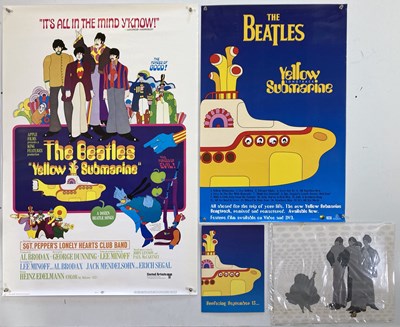 Lot 474 - THE BEATLES YELLOW SUBMARINE PROMO POSTERS.