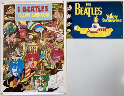 Lot 474 - THE BEATLES YELLOW SUBMARINE PROMO POSTERS.