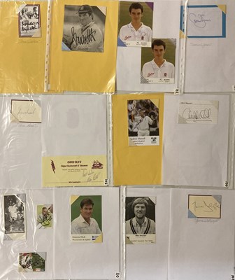 Lot 168 - SPORTS AUTOGRAPHS - CRICKET