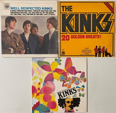 Lot 105 - THE KINKS - LP PACK