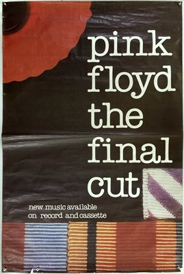 Lot 163 - PINK FLOYD - THE FINAL CUT BILLBOARD POSTER.