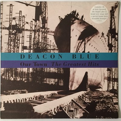 Lot 139 - DEACON BLUE - OUR TOWN THE GREATEST HITS LP (1994 - COLUMBIA 476642 1)
