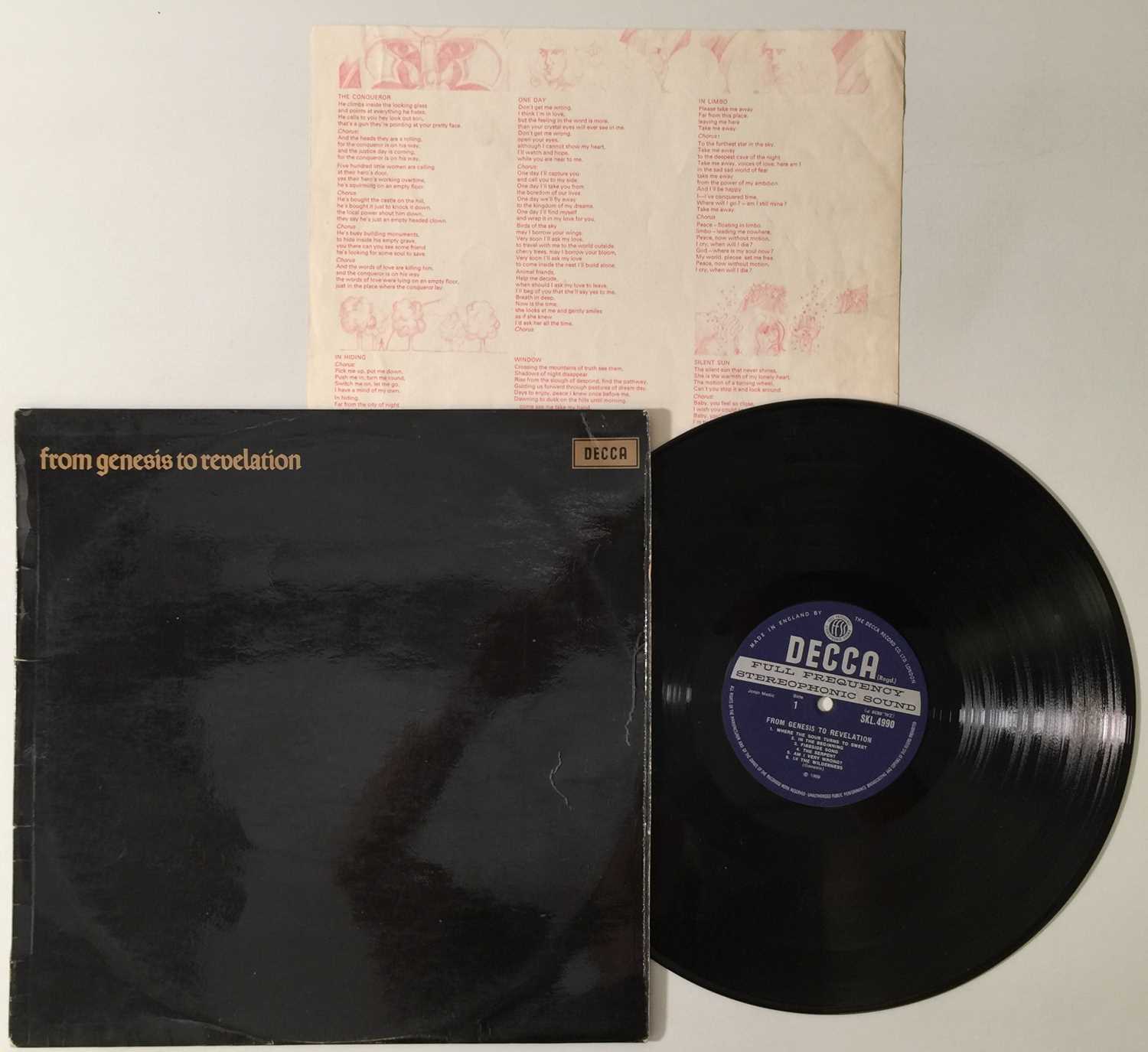 Lot 141 - GENESIS - FROM GENESIS TO REVELATION LP (COMPLETE ORIGINAL UK STEREO COPY - SKL 4990)