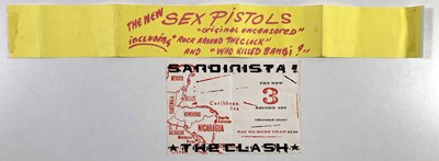 Lot 430 - PUNK PROMO ITEMS - SEX PISTOLS / THE CLASH.