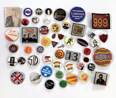 Lot 431 - PUNK BADGE COLLECTION.