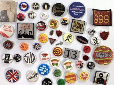 Lot 431 - PUNK BADGE COLLECTION.