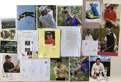 Lot 173 - SPORTS AUTOGRAPHS - GOLF STARS