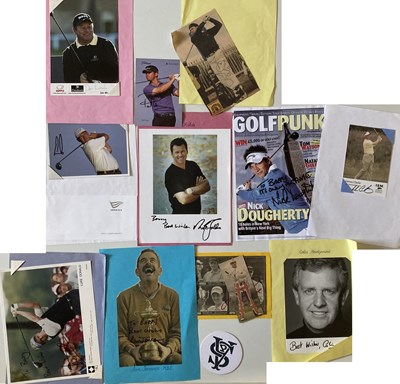 Lot 173 - SPORTS AUTOGRAPHS - GOLF STARS