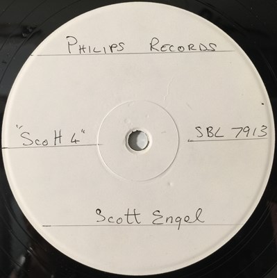 Lot 157 - SCOTT ENGEL (WALKER) - SCOTT 4 LP (ORIGINAL UK WHITE LABEL TEST PRESSING - PHILIPS SBL7913)