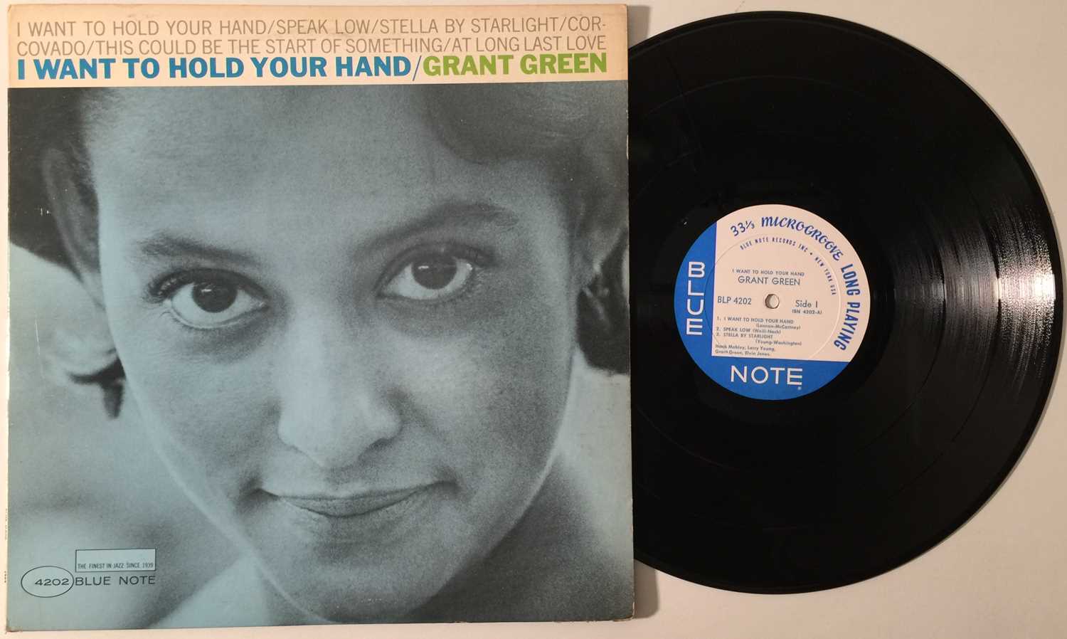 Lot 156 - GRANT GREEN - I WANT TO HOLD YOUR HAND LP (ORIGINAL US BLUE NOTE MONO COPY - BLP 4202)