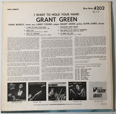 Lot 156 - GRANT GREEN - I WANT TO HOLD YOUR HAND LP (ORIGINAL US BLUE NOTE MONO COPY - BLP 4202)