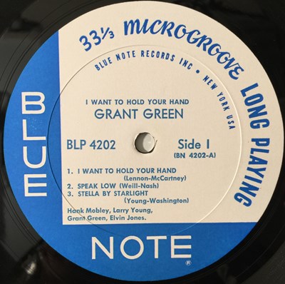 Lot 156 - GRANT GREEN - I WANT TO HOLD YOUR HAND LP (ORIGINAL US BLUE NOTE MONO COPY - BLP 4202)