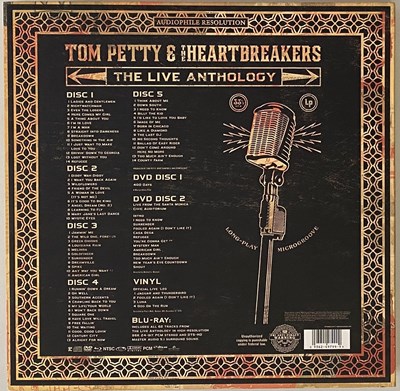 Lot 164 - TOM PETTY & THE HEARTBREAKERS - THE LIVE ANTHOLOGY (2009 LP/CD/DVD BOX SET - REPRISE 517462-2)