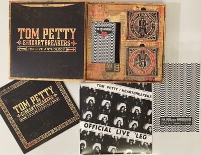 Lot 164 - TOM PETTY & THE HEARTBREAKERS - THE LIVE ANTHOLOGY (2009 LP/CD/DVD BOX SET - REPRISE 517462-2)