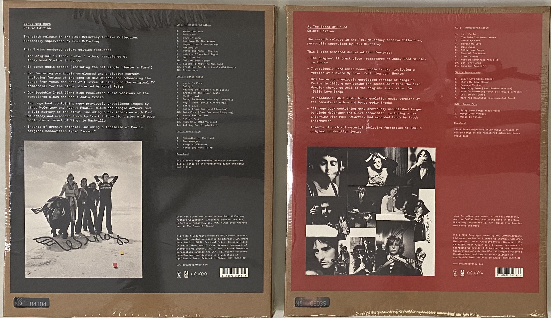 Lot 167 - WINGS - PAUL MCCARTNEY ARCHIVE COLLECTION