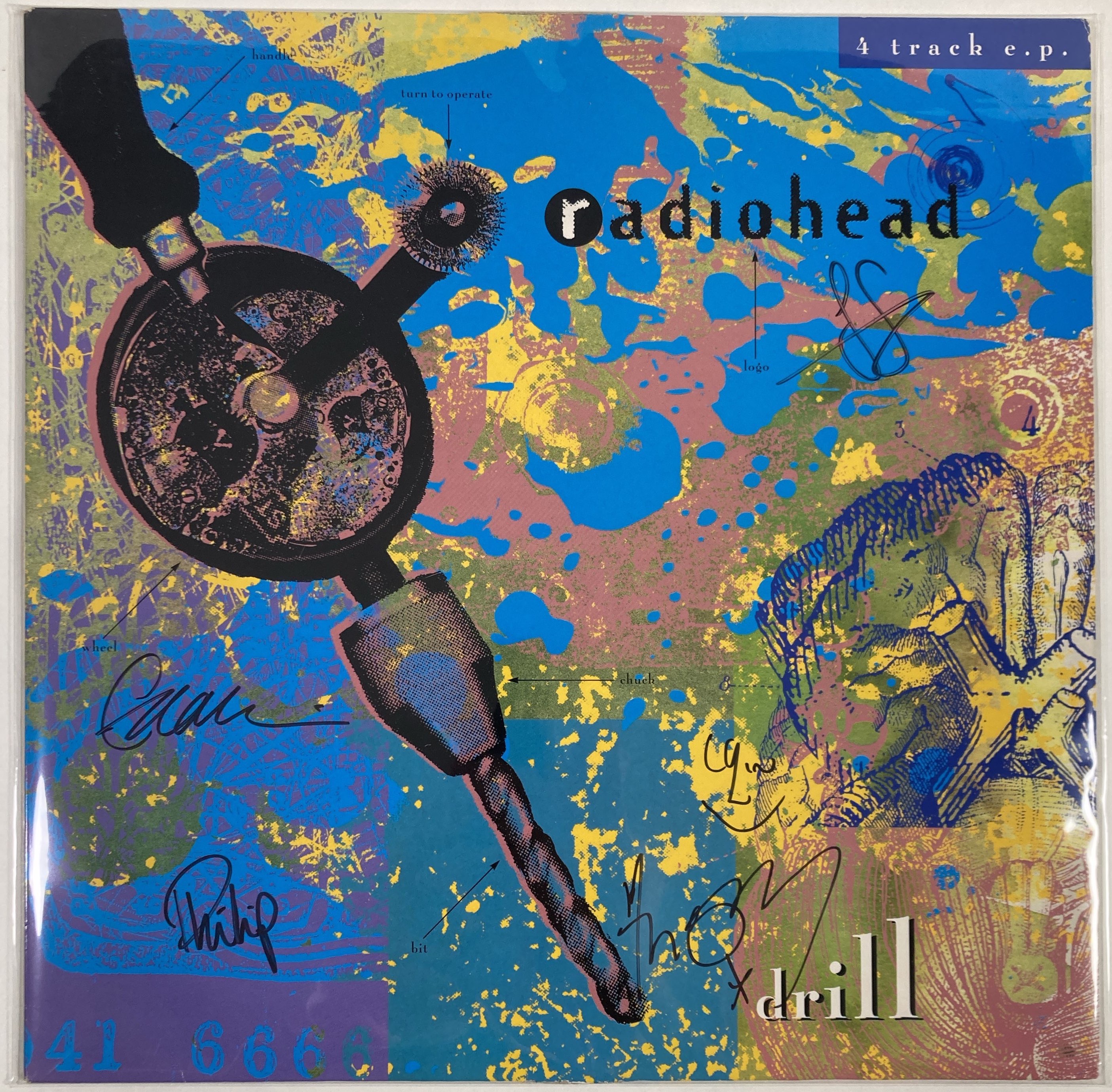Lot 262 - RADIOHEAD - DRILL EP (ORIGINAL UK FULLY