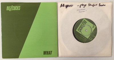 Lot 172 - BUZZCOCKS - WHAT DO I GET? 7" RELEASES (INCLUDING STRANGLERS MISPRESS)