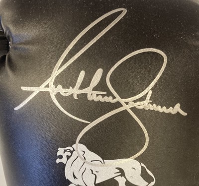 Lot 179 - ANTHONY JOSHUA SIGNED BOXING GLOVE